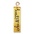 2"x8" Stock Recognition Ribbons (Happy Birthday) Carded